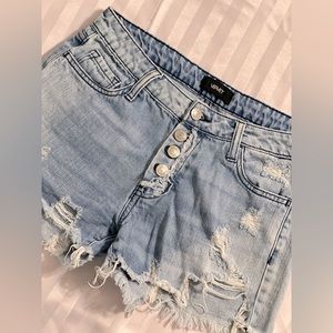 Vervet High waisted, jean shorts, size xs